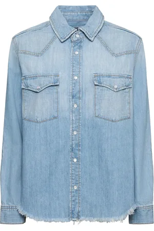 RE/DONE Camisa De Denim De Algodón