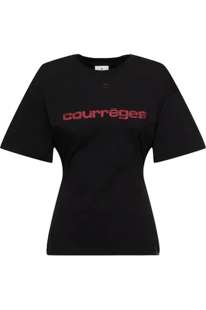 Courrèges Camiseta Con Logo Estampado