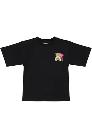 Moschino Camiseta De Jersey De Algodón Estampada