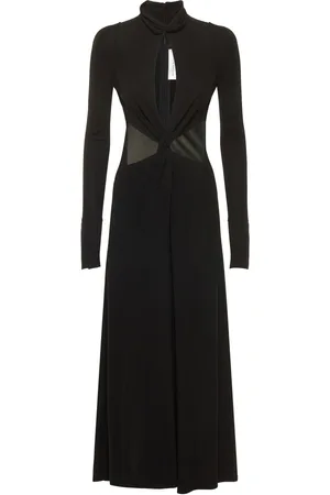 Victoria Beckham Vestido Midi De Jersey De Viscosa