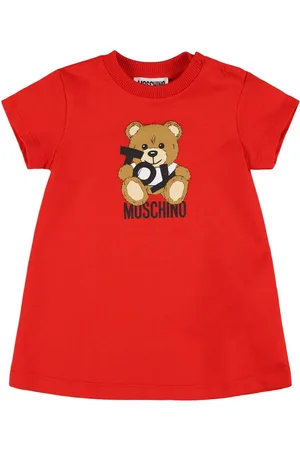 Moschino Vestido De Algodón Estampado