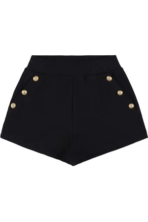 Balmain Shorts Deportivos De Algodón