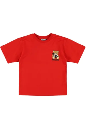 Moschino Camiseta De Jersey De Algodón Estampada