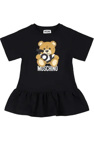 Moschino Vestido De Algodón Con Estampado