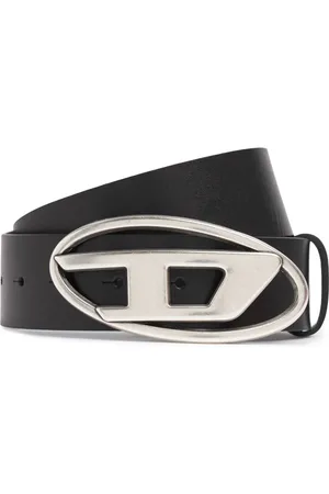 Diesel Cinturón De Piel Con Hebilla D 4cm