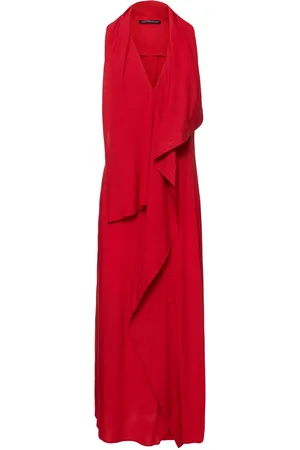 YOHJI YAMAMOTO Vestido Midi Sastre Sin Mangas