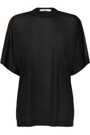 Carven Camiseta De Jersey De Seda