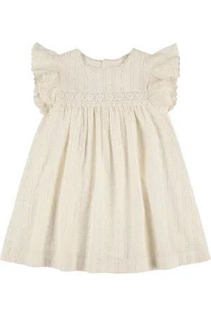Louise Misha Vestido De Gasa De Algodón