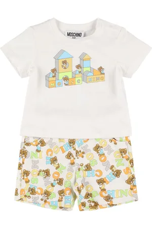 Moschino Camiseta Y Shorts De Algodón