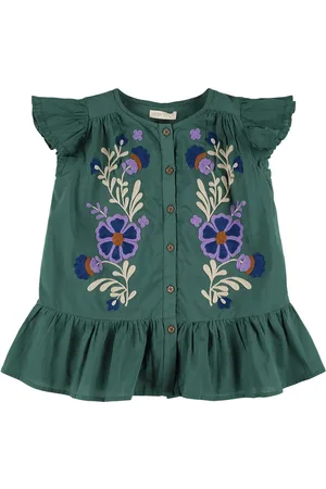 Louise Misha Vestido De Algodón Bordado