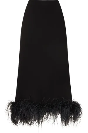 16Arlington Falda Larga De Cady Con Plumas