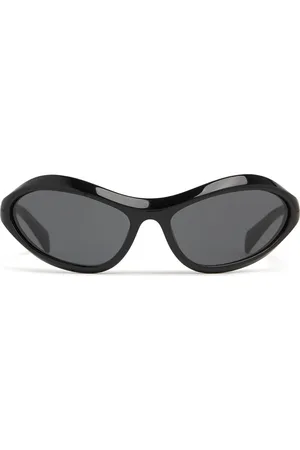 Prada Gafas De Sol Redondas De Acetato