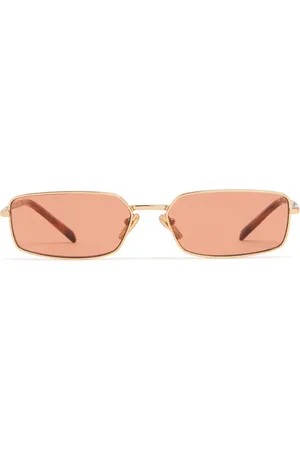Prada Gafas De Sol Cuadradas De Metal