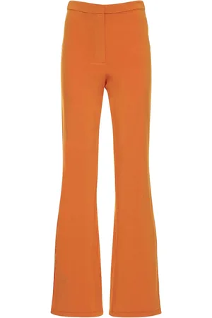 REMAIN Pantalones Acampanados De Crepé