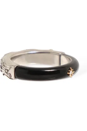 Maison Margiela Anillo Esmaltado Con Cristal