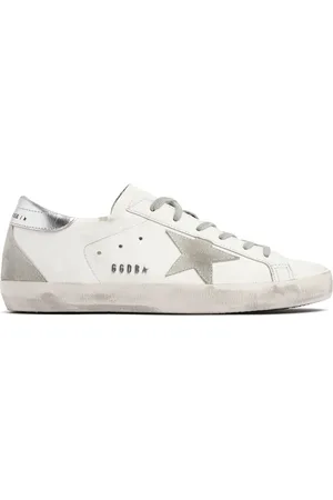 Golden Goose Sneakers Super-star De Ante Y Piel 20mm
