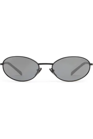 Prada Gafas De Sol Redondas De Metal