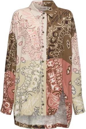 The Attico Camisa De Muselina Con Estampado