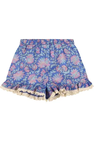 Louise Misha Shorts De Gasa De Algodón