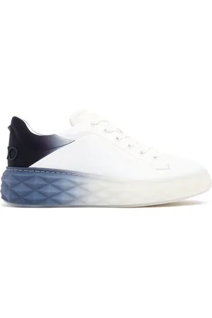 Jimmy Choo Sneakers Diamond Maxi De Piel Y Lycra