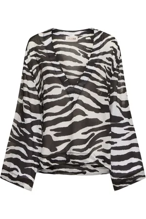 The Attico Camisa De Muselina Con Estampado