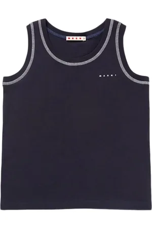Marni Camiseta De Jersey De Algodón Con Logo