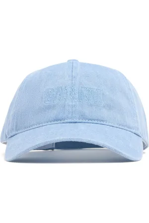 Ganni Gorra De Baseball De Denim