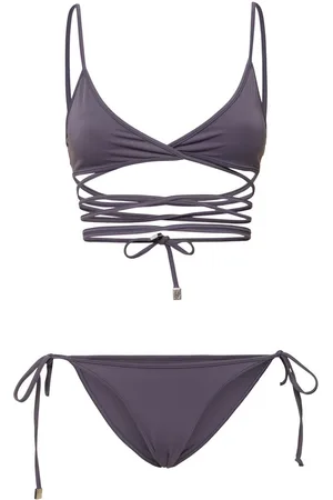 The Attico Bikini Triangular De Lycra