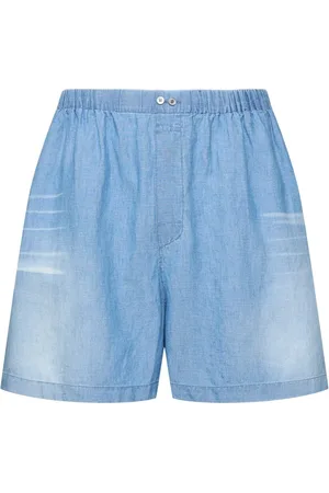 Acne Studios Shorts De Chambray