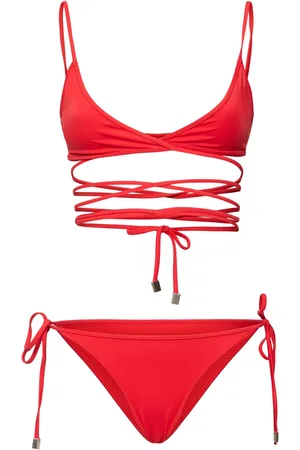 The Attico Bikini Triangular De Lycra