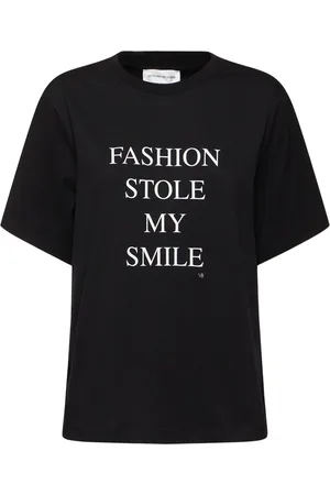 Victoria Beckham Camiseta De Algodón Orgánico