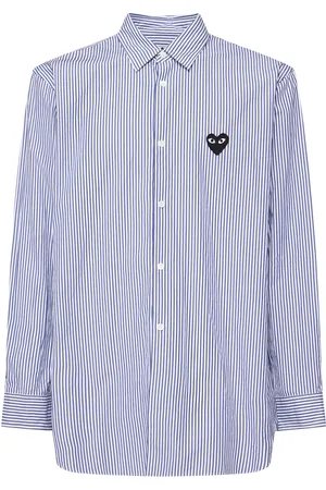 Comme des Garçons Camisa De Algodón A Rayas