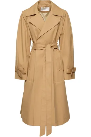 Victoria Beckham Abrigo Trench De Algodón Reglán