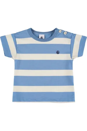 Petit Bateau Camiseta De Jersey De Algodón A Rayas
