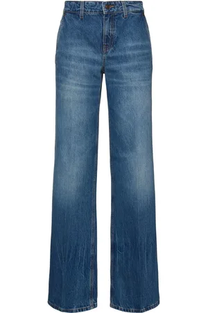 Victoria Beckham Jeans De Denim Con Talle Bajo