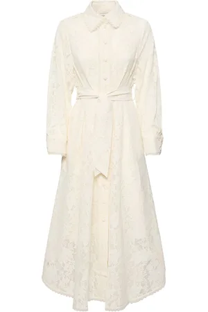 ZIMMERMANN Vestido Midi De Encaje