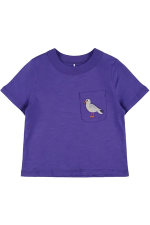 Mini Rodini Camiseta De Jersey De Algodón Bordada