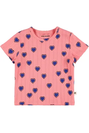 Mini Rodini Camiseta De Jersey De Algodón Estampada