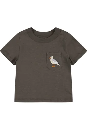 Mini Rodini Camiseta De Jersey De Algodón Bordada