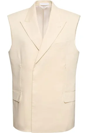 Helmut Lang Blazer De Lino Sin Mangas