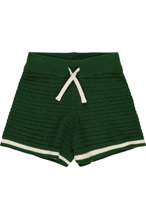Mini Rodini Shorts De Punto De Algodón