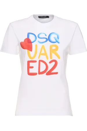 Dsquared2 Camiseta De Jersey De Algodón Con Logo