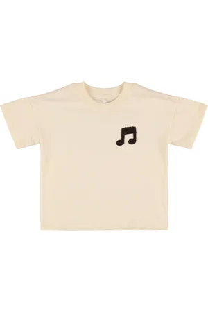 Mini Rodini Camiseta De Jersey De Algodón Bordada