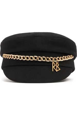 Ruslan Baginskiy Gorra Baker Boy De Lana Decorada Con Cadena