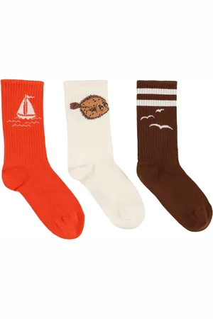 Mini Rodini Set De 3 Pares De Calcetines De Algodón