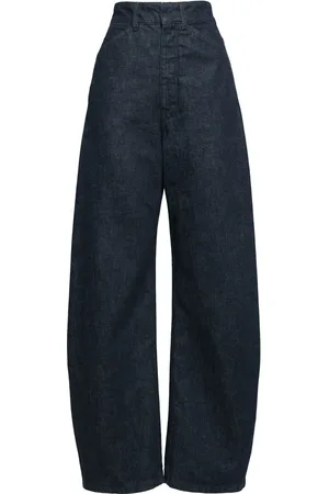 LEMAIRE Jeans De Algodón Con Cinturón