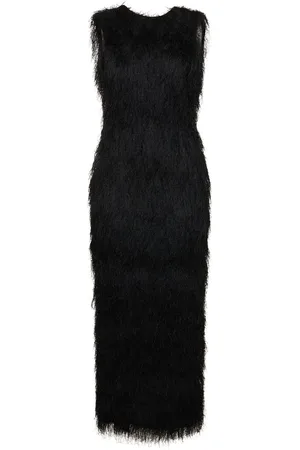 Entire Studios Vestido Con Flecos