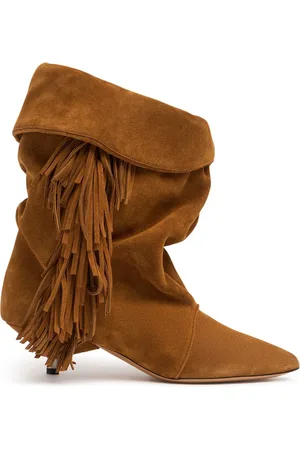 Isabel Marant Botas De Ante Con Flecos 45mm