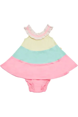 Billieblush Vestido Y Braguitas De Algodón Jersey Bordados