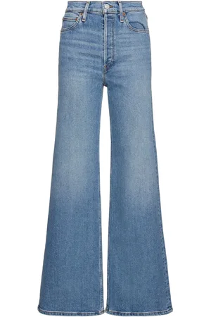 RE/DONE Jeans Anchos Con Cintura Alta